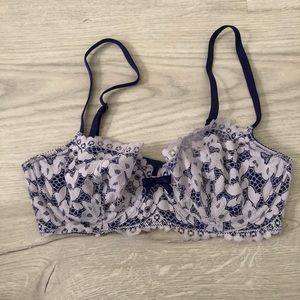 Victoria’s Secret Blue Lace Bra